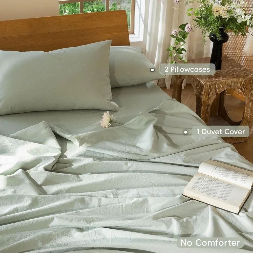 MooMee Bedding Duvet Cover Set Full 80